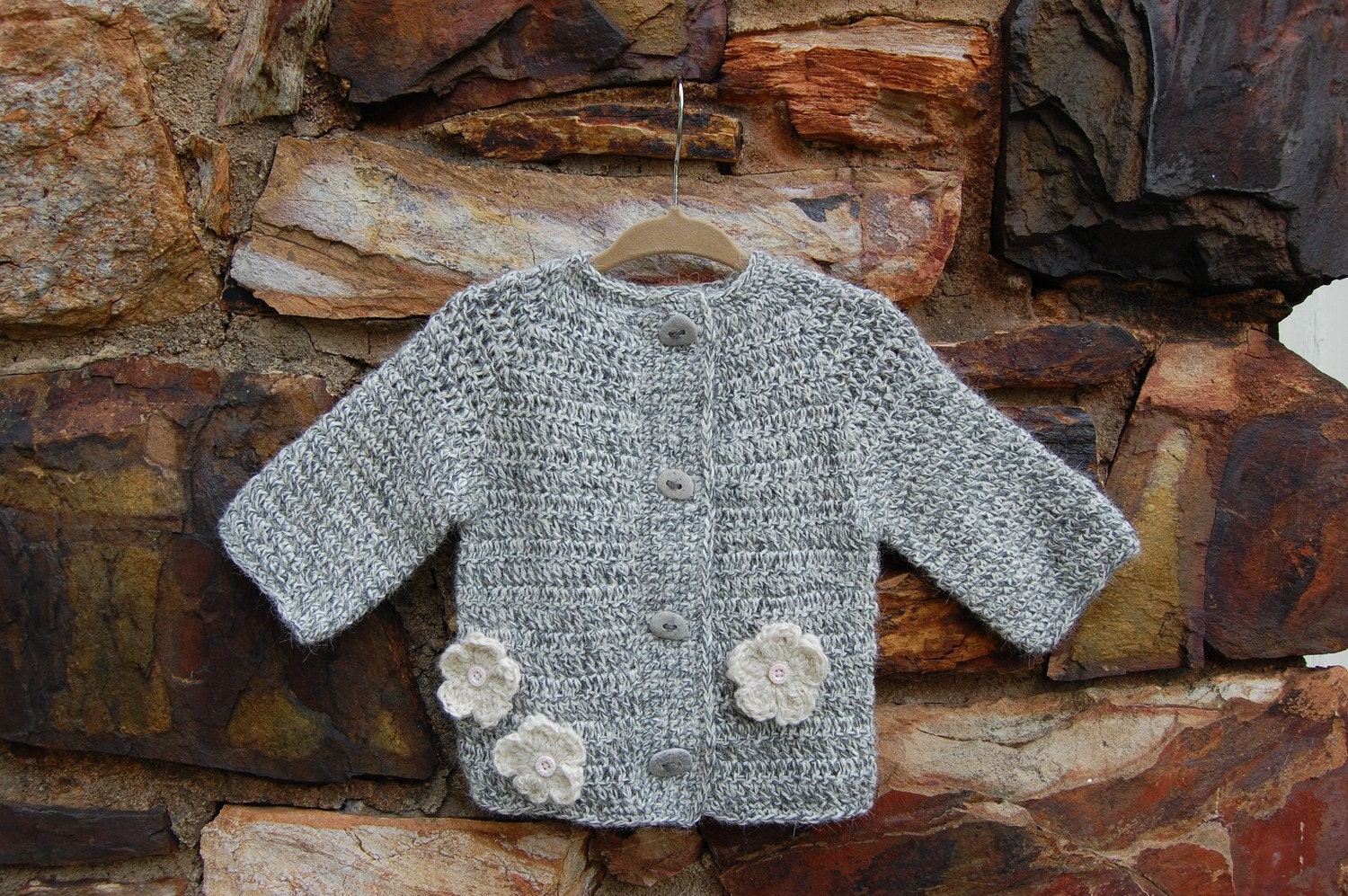 Undyed Alpaca Toddler Sweater