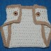 Newborn Diaper Cover in Undyed Alpaca