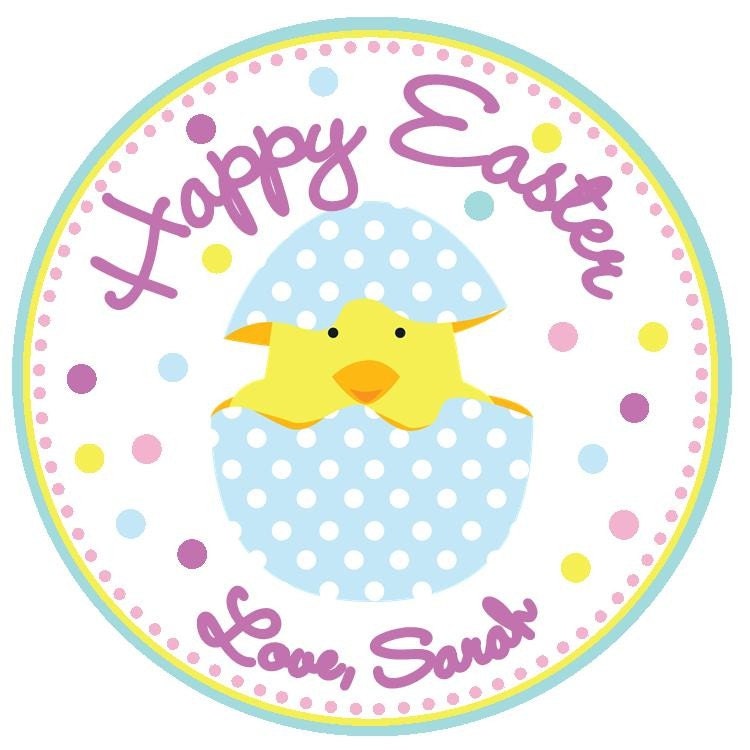 Custom Easter Favor Tags- Perfect for Spring Parties or Spring Baby Showers