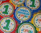 Primary Polka Dot Cupcake Toppers Il_170x135