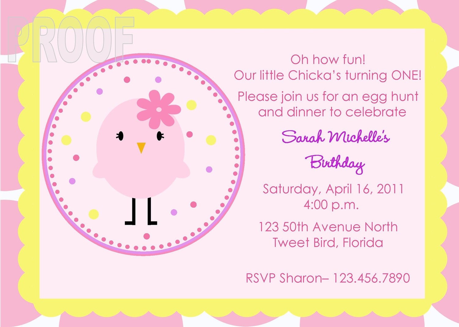 Custom Tweet Little Birdy Birthday Invitation Il_570xn