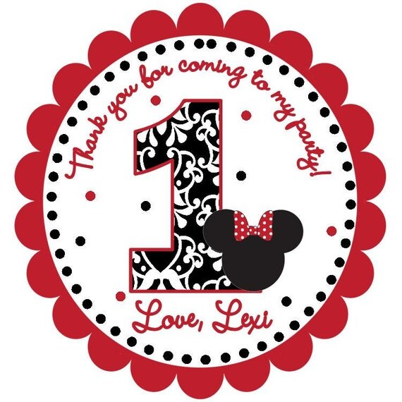 Traditional Minnie Mouse Inspired Favor Tags Il_570xn