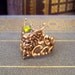 Steampunk Ring (R43-2) - Green Man - Astraeus God of Dusk - Brass Adjustable Ringband
