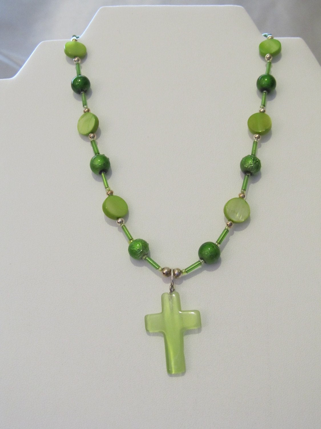 Religious cross necklace