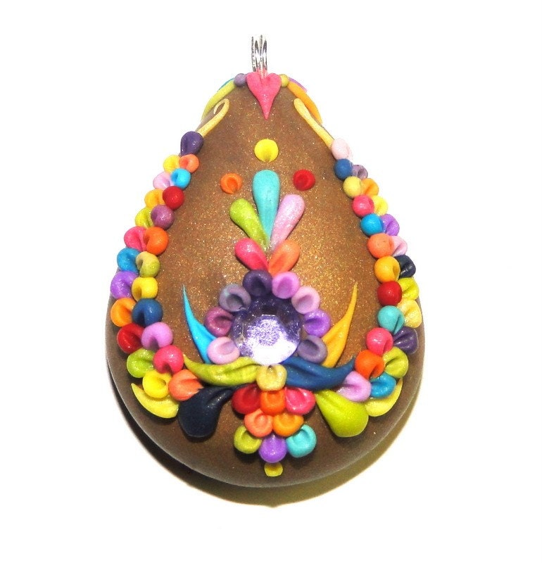 Flying Dreams - A Carnival of Color - Sparkling Pendant