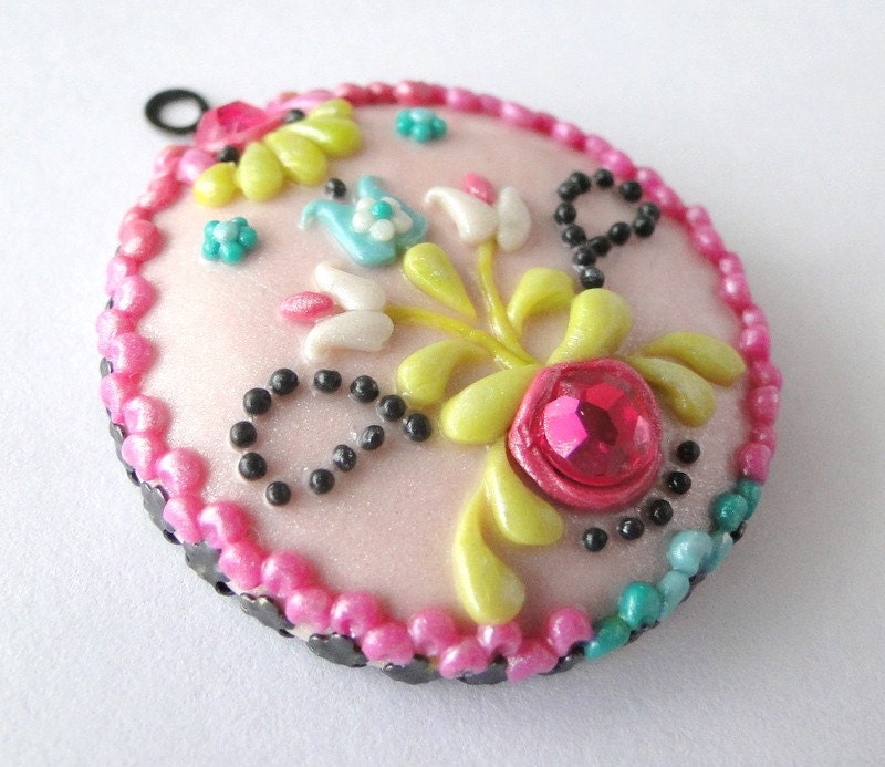 Whimsy's Meadow - Jeweled Pendant