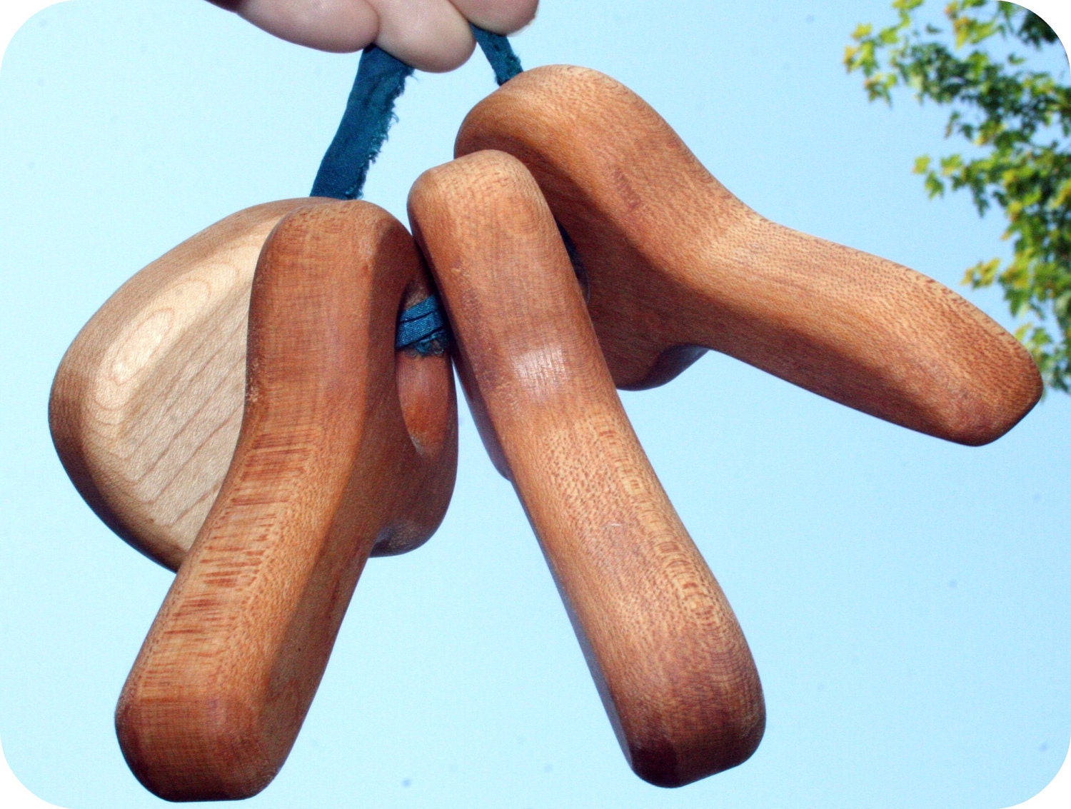 Organic Teether for Baby & Children - Key Set (Maple Wood)