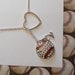 Baseball Lariat Necklace with Rhinestones, Heart and Number, handmade jewelry, pendant