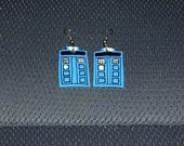 Tardis Earrings