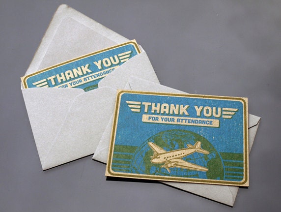 Letterpress & Custom Designed Birthday Invitations 40qty