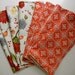Cloth Napkins double sided and reversible set of 4