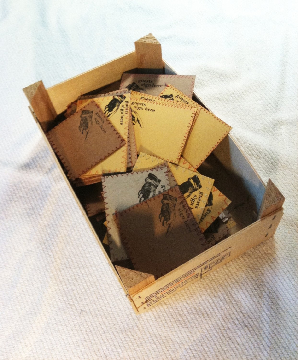 Eco Guest Book Cards
