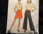 misses pull up pants shorts and top cut patterns simplicity 8860