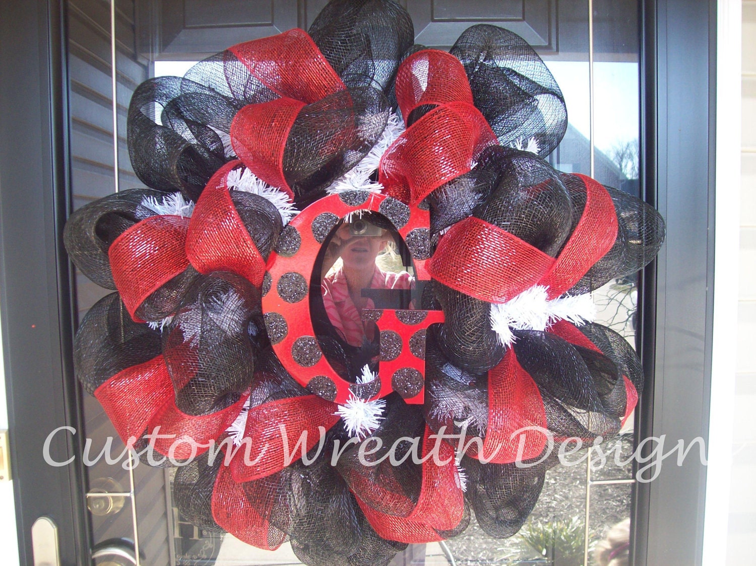 Deco Mesh Georgia Fan Wreath