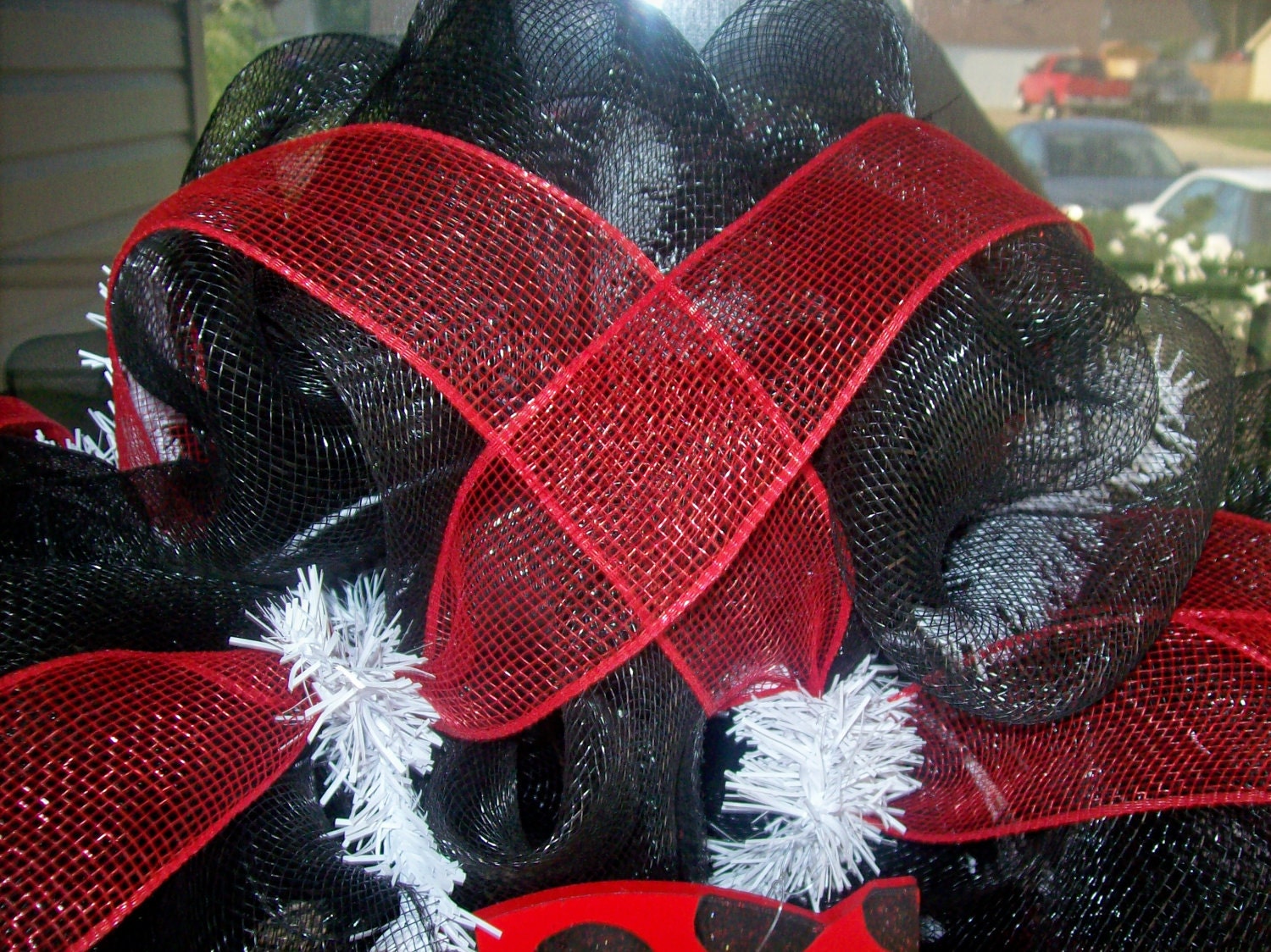 Deco Mesh Georgia Fan Wreath