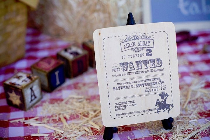 Western Cowboy DIY Invitation