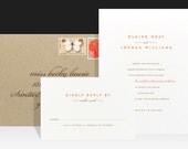 Rustic Wedding Invitation - Rustic Chic Wedding