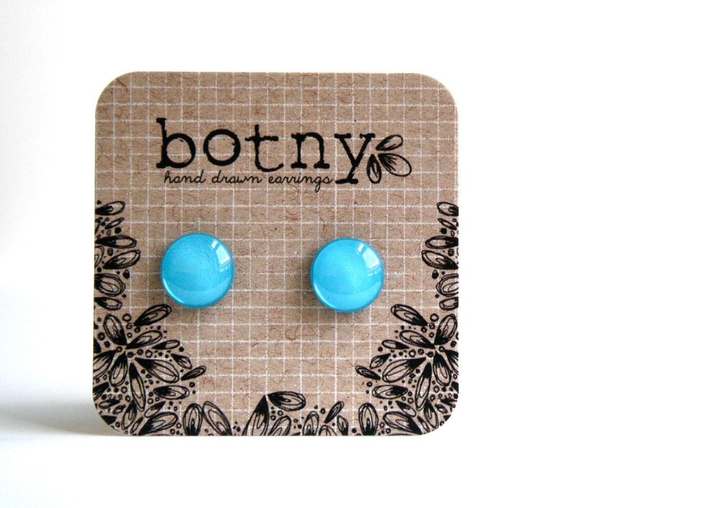 NEW COLOR Pool Splash Blue Brook Earrings