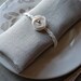 LINEN NAPKINS .SET of 12. Natural Grey . 13"x 13" Made to order.