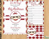 Boys Sock Monkey Sets
