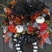 CUSTOM ORDER-Halloween Wreath-ThE WiCkEd WiTcH with Ruby Red Slippers-Fall Wreath-(Please read Production dates)Petals & Plumes Orig Design