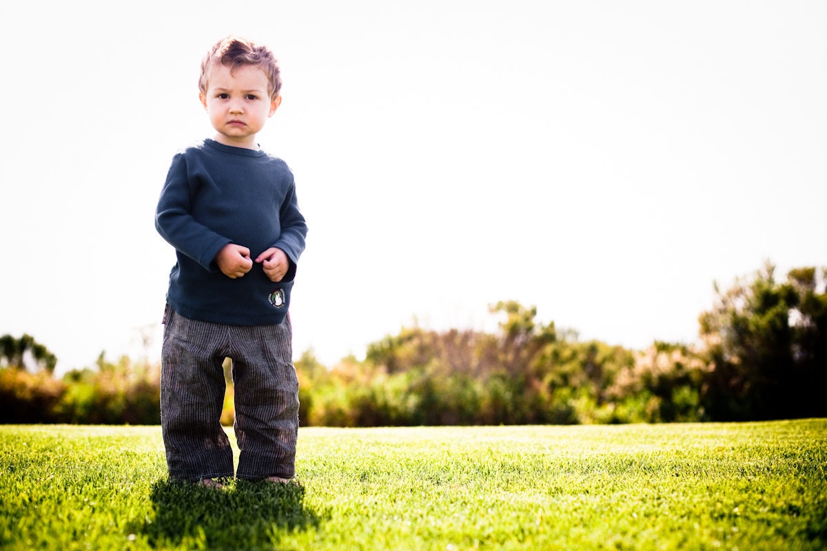 Linen Gatsby pants with pockets (3m to 14y)