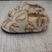 Baseball Baby Boy or Girl Shoes- Little Slugger Crib Shoes- Handmade with Organic lining- Size O 3 6 12  months- Baby Clothes