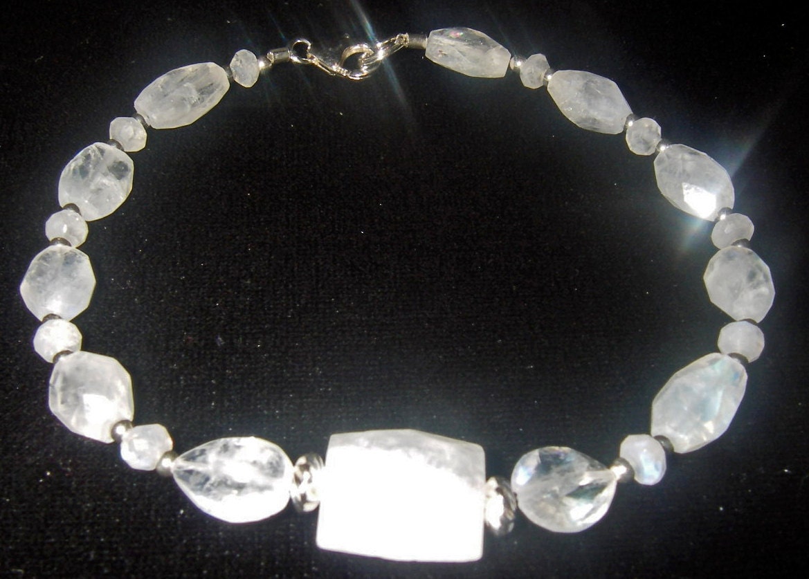 Mystic Moonstone 9th Chakra Bracelet