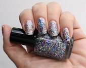 Multicolor and multishape glitter nail polish Kesha's Floor Sweepings
