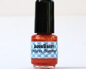 Mini Tangerine glitter nail polish Endless Summer