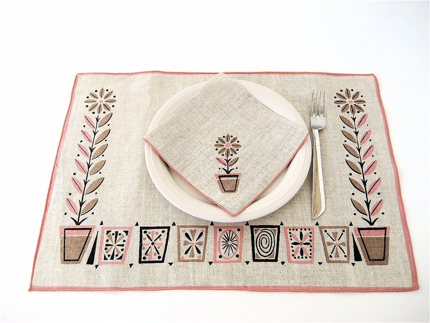 LInen Placemats with Napkins