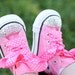 Kphillip7 Custom Order. PINK BLING CONVERSE High tops with Swarovski Crystals (Red, White, Pink and Black sizes 2 - 10)