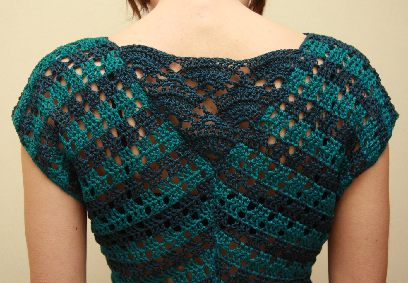 Crochet Pattern PDF - Noelle Top - sizes XS to L - Crochet Top Pattern instant download