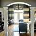 96"L x 69"W Striped Drapery Panel - Pick Your Colors