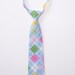 Baby Neck Tie - Pastel Argyle - Boys Clothing