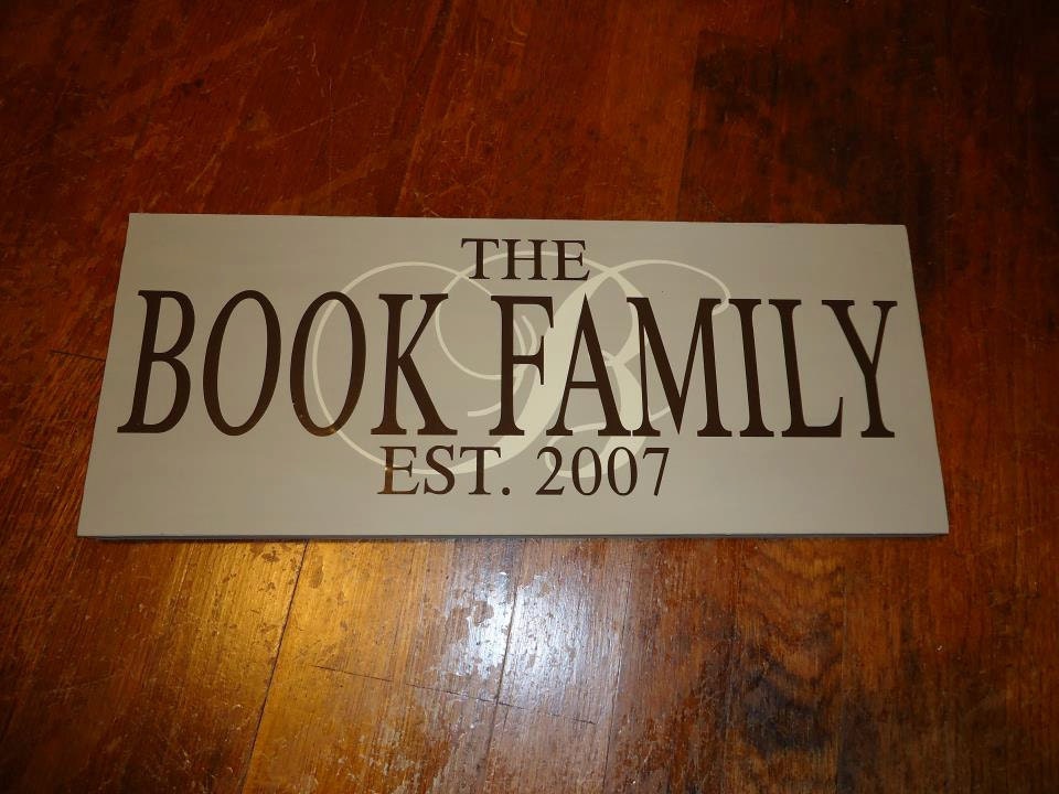 Custom Last Name Sign