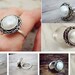 Pearl Button Ring