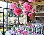Ballerina- 16 Tissue Pom Poms