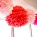 16 Tissue Pom Poms- Barbie Party