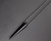 Promedio- Black Spike on Gunmetal Chain
