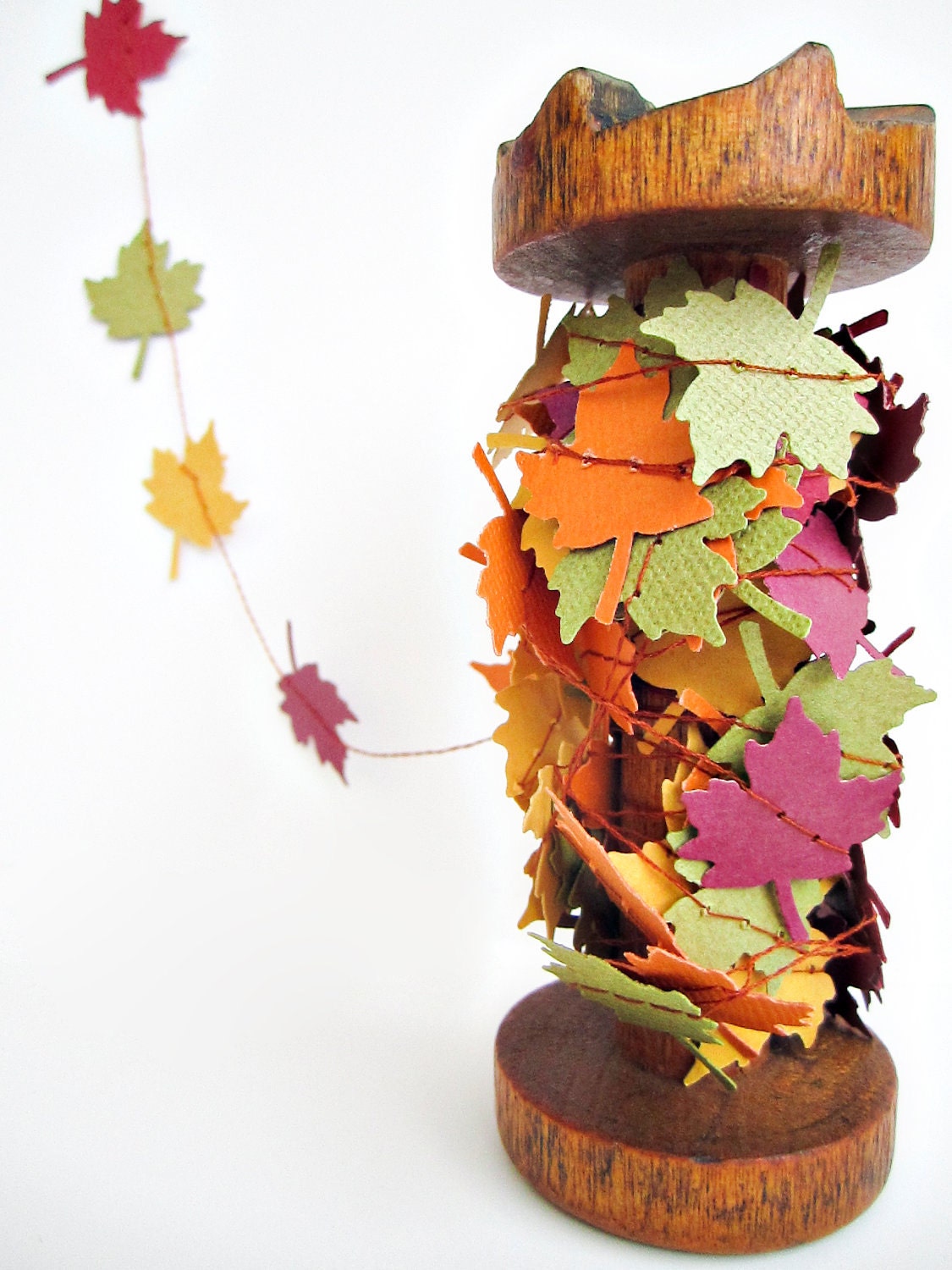 Fall Leaves - Paper Garland - Thanksgiving - Autumn - Home Decor