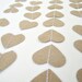 Paper Garland - Brown Kraft Paper Hearts - Vertical