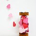 Valentine's Day Decoration - Paper Heart Garland - Red / Fuchsia / Pink / BabyPink