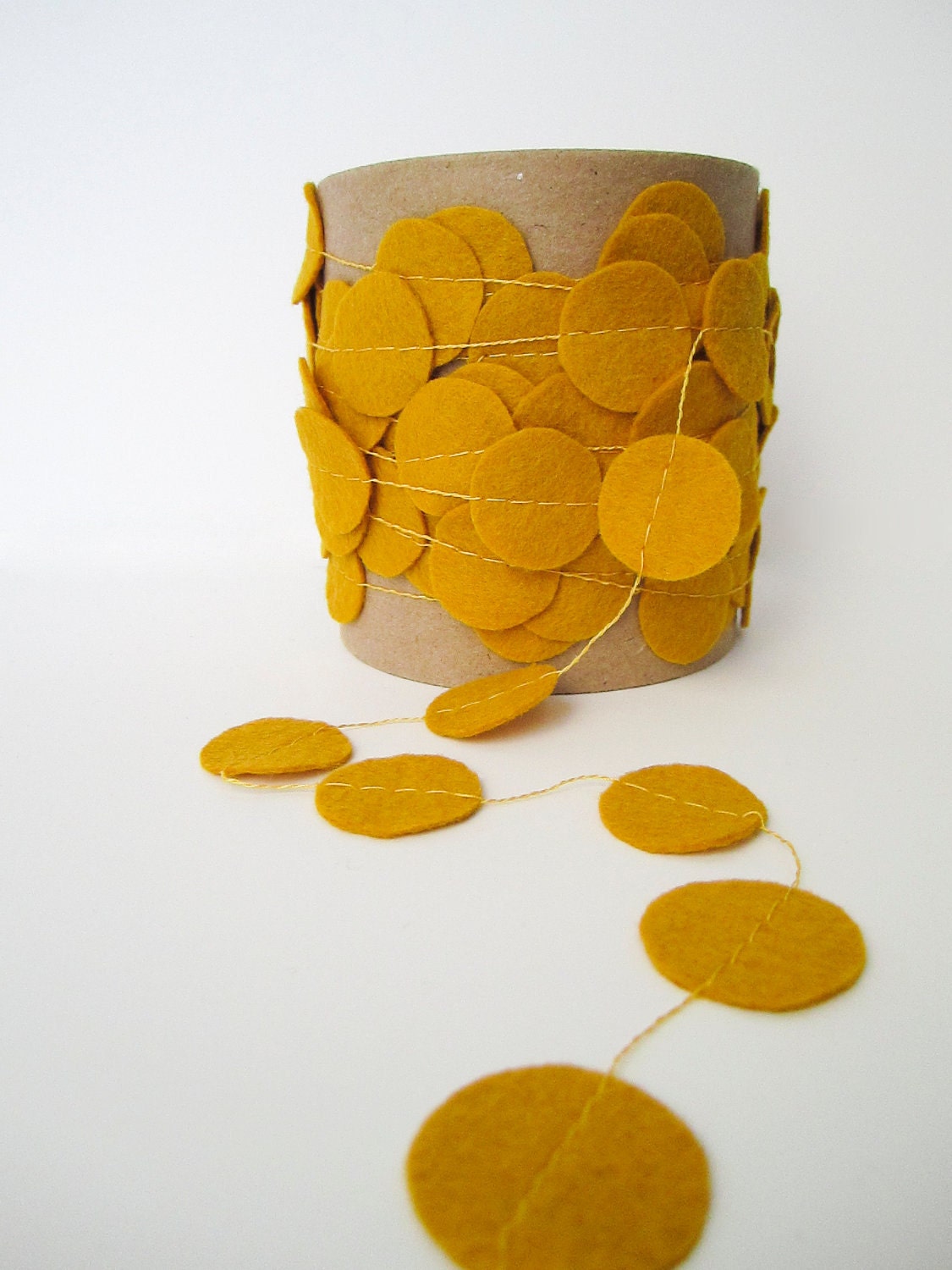 Felt Garland - Yellow/Mustard