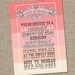 It's a Girl Baby Shower Circus Theme Invitation
