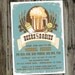 Beers and Babies Male Baby Shower Invitation for Men