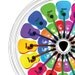 Acoustic Guitar Art Print - "Pick a Color" Circle Within A Square Design featuring a Gibson J-45 - 13 x13