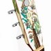 Acoustic Guitar Modified "Fern Immersion" Altered, Playable Art Instrument