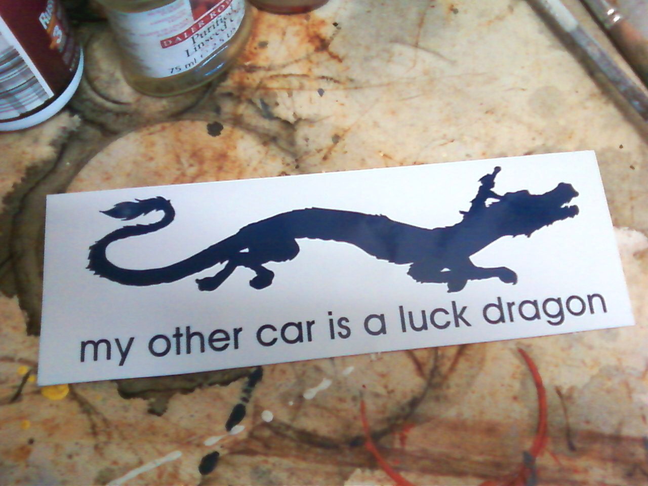 My Other Car is a Luck Dragon magnet