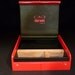 CIGAR BOX Valet CAO Sopranos Edition Very Rare Equisite Completely Lined In Black Leather Cigar Box With Felt Watch Pillow